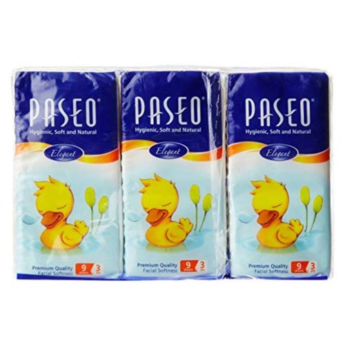 Facial Tissues 3 Ply Paseo Travel Pack 10's x 144 Packs /Ctn